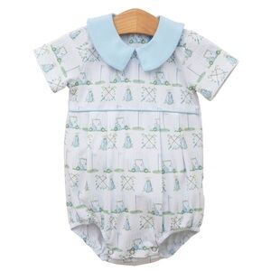 Trotter Street Kids | Blue Golf Hole in one Bubble with Blue Collar | NWT